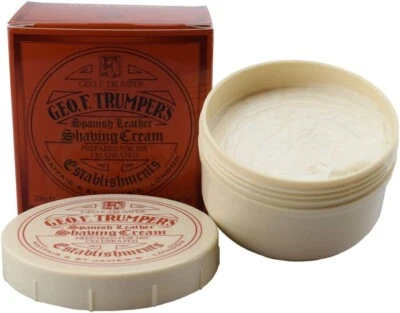 GEO.F. TRUMPER Geo F Trumper Rasiercreme - Spanisches Leder 200 g Wanne Rasur weich - Schaumgel
