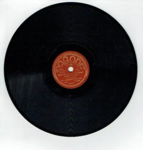 78 RPM 20Cm Tyrolienne Phonograph Disc Pinsonnette -Ma Bergere -Pagode 6201 Rare - Picture 1 of 1