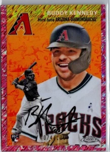 2023 Topps Chrome Platinum Buddy Kennedy Rookie Fuchsia Toile Refractor /100 #44 - Picture 1 of 2