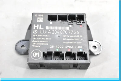 08-11 Mercedes W204 C63 AMG Rear Left Driver Side Door Control Module Unit OEM - Image 1 of 4