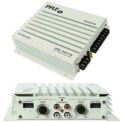 Verstärker Marine Verwendung Nautical PLMRA400 400 Watt 4 Kanäle Boot Pool Räume - Bild 1 von 4