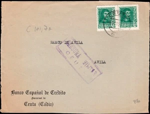 Ceuta - Guerra Civil - Edi o 841A (2) - Frontal con "Censura Militar - Ceuta" - Imagen 1 de 1