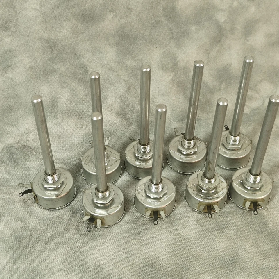 Vtg Centralab WW-030 3Ω Potentiometer Lot (9) 5W Wirewound Long Shaft NOS 🎛️ - Image 1 of 4