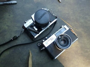 Yashica MG-1 and TL-Super 35mm Film Cameras Both For Parts or Repair - Picture 1 of 12