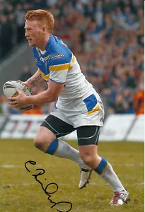 Warrington Wolves Hand Signed Chris Riley 12x8 Photo 6. - Picture 1 of 1