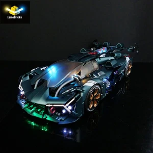Kit d'éclairage LED Télécommandée Jeu de Lumière LED Pour LEGO® Lamborghini 3000 - Picture 1 of 7