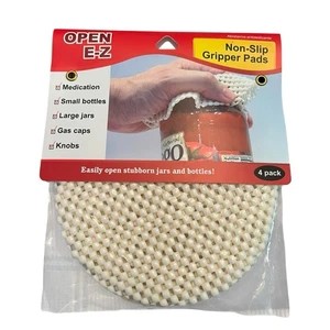 Open EZ 4er Pack rutschfeste Greifer Pads offene Flaschen Gläser Knöpfe Medikamente - Bild 1 von 14