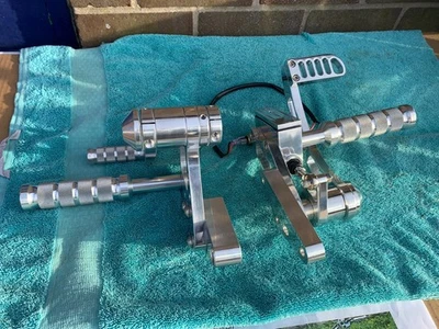 YAMAHA XV1600 Wildstar XV1700 forward controls Billet CNC with master cylinder - Image 1 of 4