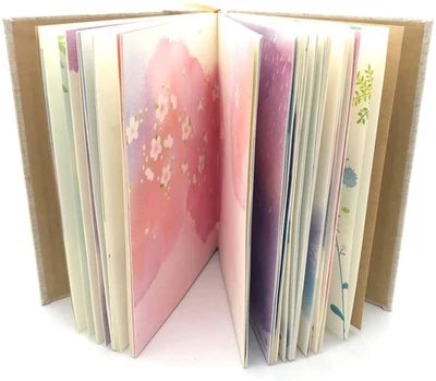 Siixu Colorful Blank Notebook, Unruled Personal Diary Journals to Write in for W - Image 1 of 4