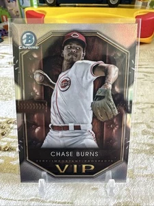 2025 Bowman #VIP-7 Chase Burns Chrome Refractor  - Picture 1 of 2