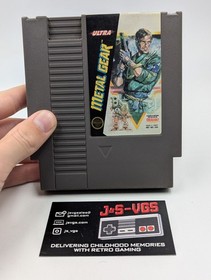 Metal Gear NES Cartridge Only | Nintendo NES Authentic Tested