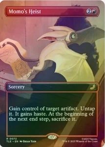 1 x Momo's Heist - Borderless - Foil - TLE  - LP - MTG - Picture 1 of 1