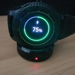 Montre Connectée Samsung Galaxy Gear S3 Frontier 46mm Gris Foncé Testée Fonctionne - Photo 1 sur 15