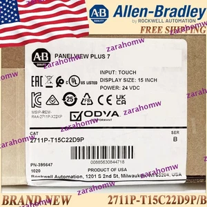 Nuevo Terminal Gráfico Sellado 2711P-T15C22D9P/B AB PanelView Plus 7 EE. UU. ENVÍO GRATUITO - Imagen 1 de 7