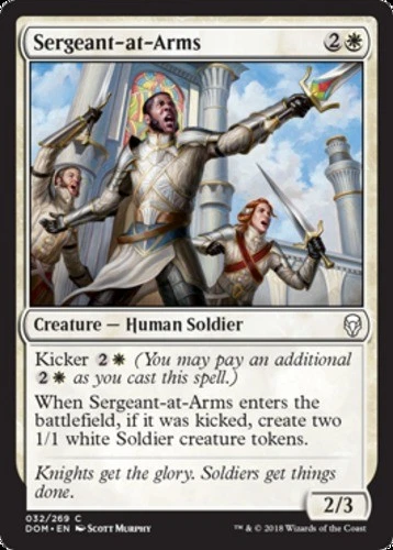 x1 Sergeant-at-Arms - Dominaria - NM - MTG - Image 1 of 1