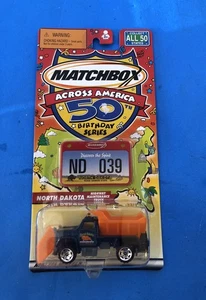 Mattel Matchbox Across America 50th Birthday Cars North Dakota - Picture 1 of 2