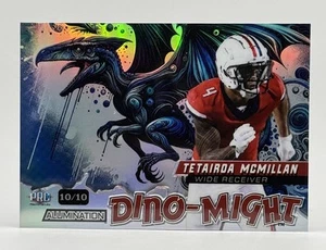Comodín Tetairoa McMillan 2024 Dino Might Rookie/10 radiocontrol - Imagen 1 de 3