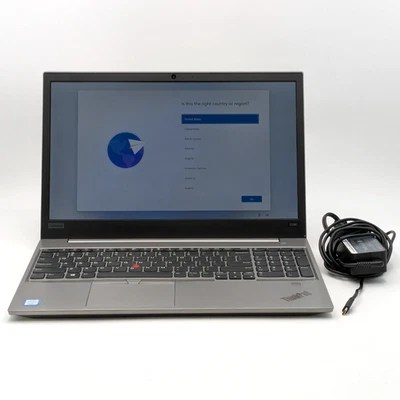 Lenovo ThinkPad E590 15.6" Intel i7-8565U 8GB DDR4 512GB SSD Windows 11 Home - Image 1 of 4