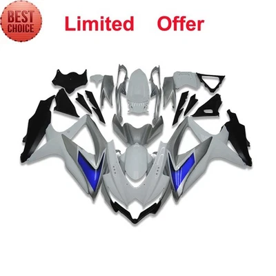 Carenado blanco de inyección GLS US STOCK apto para Suzuki 2008-2010 GSXR 600/750 o003 Foto 1 de 4