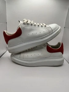 Alexander McQueen Sneaker White Red Men’s Size 40 - U.S 7 No Box No Insole - Picture 1 of 15