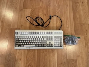 Unicomp White EnduraPro Buckling Spring Keyboard - Mac Keys Included - Picture 1 of 2