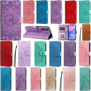 Butterfly Flower Dog Wallet Phone Case For Samsung A36 A56 A16 A15 A14 A54 A35 - Picture 1 of 42