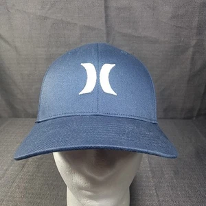 Hurley Icon Flexfit Logo Hat Blue Size S/M - Born From Water - By Yuppong - Picture 1 of 6