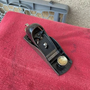 Vintage Stanley No.9-1/4 Blockhobel Made in USA, Holzbearbeitungswerkzeug alles original. - Bild 1 von 13