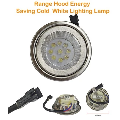 Luz LED 12V 1.5W para campana extractora ahorro de energía lámpara de iluminación blanca fría 1 pieza Foto 1 de 4