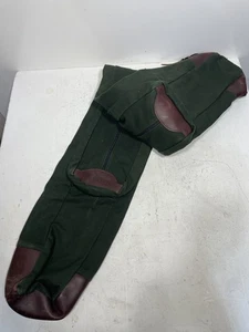 Vintage Orvis Battenkill Fly Fishing Rod Bag Canvas Olive Green 62x10” 2 Pockets - Picture 1 of 17