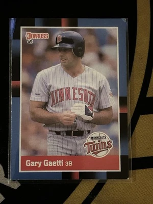 1988 Donruss - Gary Gaetti #194 Last Line Begins with In - Image 1 of 2