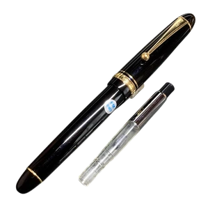 Pilot Custom 742 Füllfederhalter 14K Nr.10 FM Feder schwarz Goldrand Japan funktioniert - Bild 1 von 6