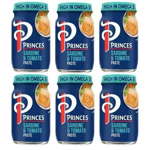 8 X Pasta de Sardina y Tomate Princes 75g (C-10) - Imagen 1 de 2