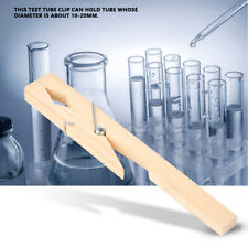 Bamboo Wooden Test Tube Holder Clamp Clip For Laboratory Equipment Testing Tool♫