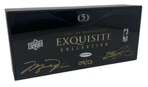 Michael Jordan / LeBron James Autographed 2007-08 NBA Exquisite Box UDA LE 23 - Picture 1 of 7