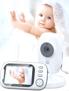 Babyphone Moniteur Caméra Bebe Vidéo Audio Sans fil Interphone Enfant - Photo 1/8