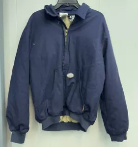 Rasco FR Fire Flame Resistant Blue Quilted Jacket medium tall - Picture 1 of 11