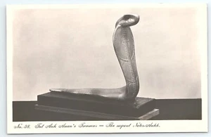 Postkarte RPPC Nr. 33 Tut Ank Amen's Treasures Die Schlange Neter Ankh - Bild 1 von 2
