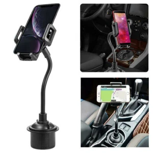 360°Universal Car Mount Adjustable Gooseneck Cup Holder Cradle for Cell Phone US - Photo 1 sur 13