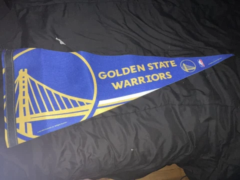 Used Golden State Warriors NBA Pennant Cover