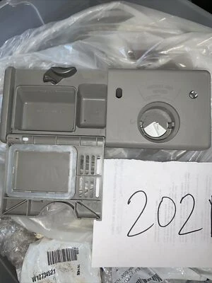 DISPENSADOR LAVAVAJILLAS ELECTROLUX GRIS 154574405. Gorra nueva pero faltante. Foto 1 de 3