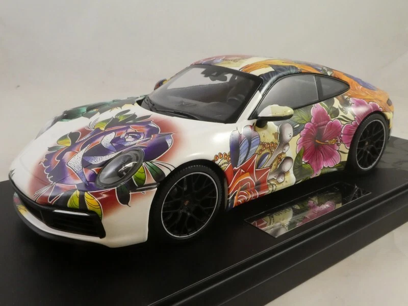 1/18 MINICHAMPS - PORSCHE - 911 CARRERA 4S COUPE FLOWER DESIGN 2019 155067329