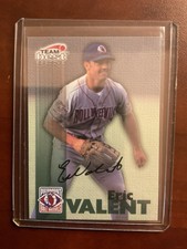 1999 Team Best Auto Eric Valent RC Rookie AUTO