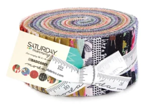 MODA Saturday Morning Jelly Roll by Basic Grey - Picture 1 of 1