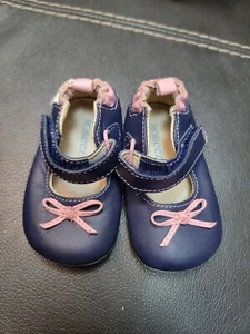 Robeez Blue And Pink Mary Janes - Picture 1 of 3