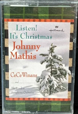 New Hallmark Johnny Mathis CeCe Winans Listen It's Christmas Cassette 1999 - Image 1 of 4