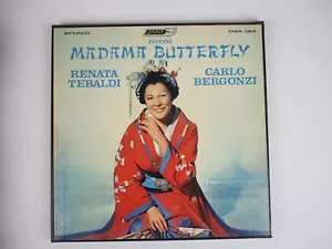 PUCCINI MADAMA BUTTERFLY RENATA TEBALDI AS BUTTERFLY 3 LP LONDON OSA 1314 VG - Picture 1 of 5
