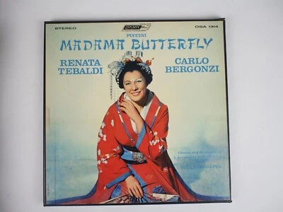 PUCCINI MADAMA BUTTERFLY RENATA TEBALDI AS BUTTERFLY 3 LP LONDON OSA 1314 VG - Image 1 of 4