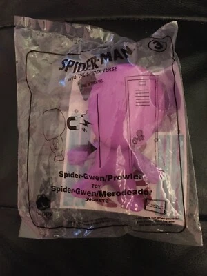 MCDONALDS 2018 SpiderMan Into The SpiderVerse Happy Meal Toy #3 Spider Gwen - Image 1 of 2