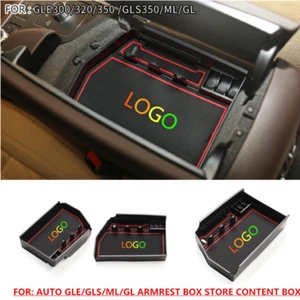 1 pieza caja de almacenamiento de reposabrazos negra para GLE300/350/GLS350/ML - Imagen 1 de 10